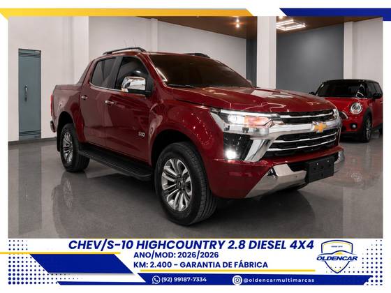 CHEVROLET S10 2.8 16V TURBO DIESEL HIGH COUNTRY CD 4X4 AUTOMÁTICO CHEVROLET S10 2.8 16V TURBO DIESEL HIGH COUNTRY CD 4X4 AUTOMÁTICO
